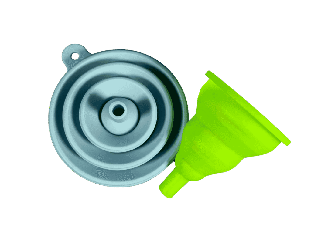 Colorful Plastic collapsable funnels