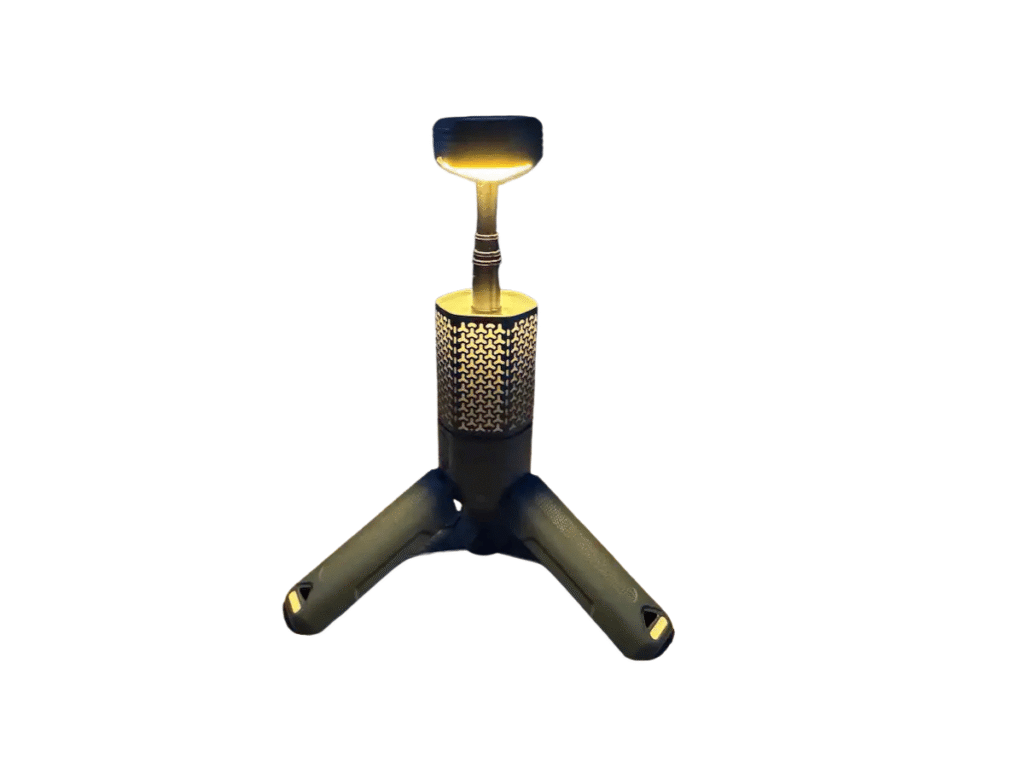 Telescopic Camping Light with warm yellow glow